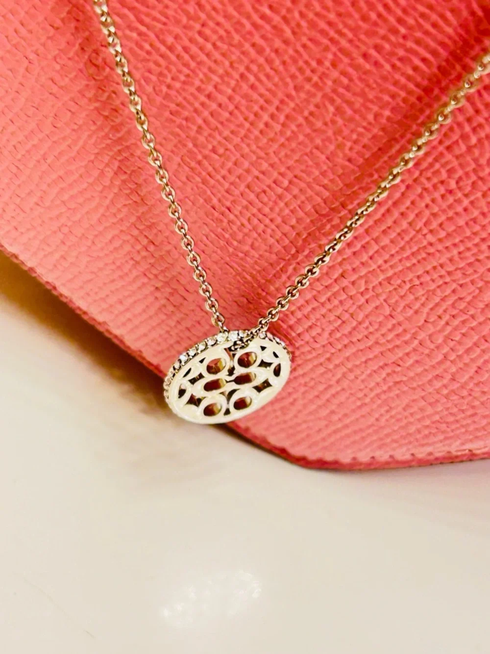 Coach Swarovski Charm Necklace ( NECKLACE ONLY ) - Picture 5 of 12